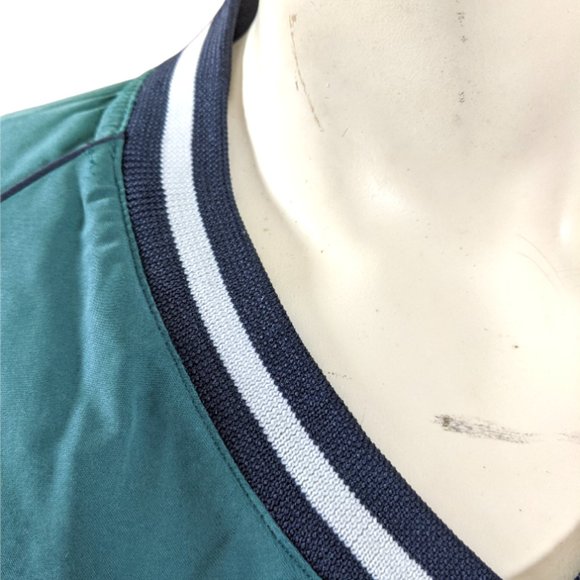 Men's R&R Pro Pullover Windbreaker Blue/Green Sport Tennis - Large - Picture 4 of 16